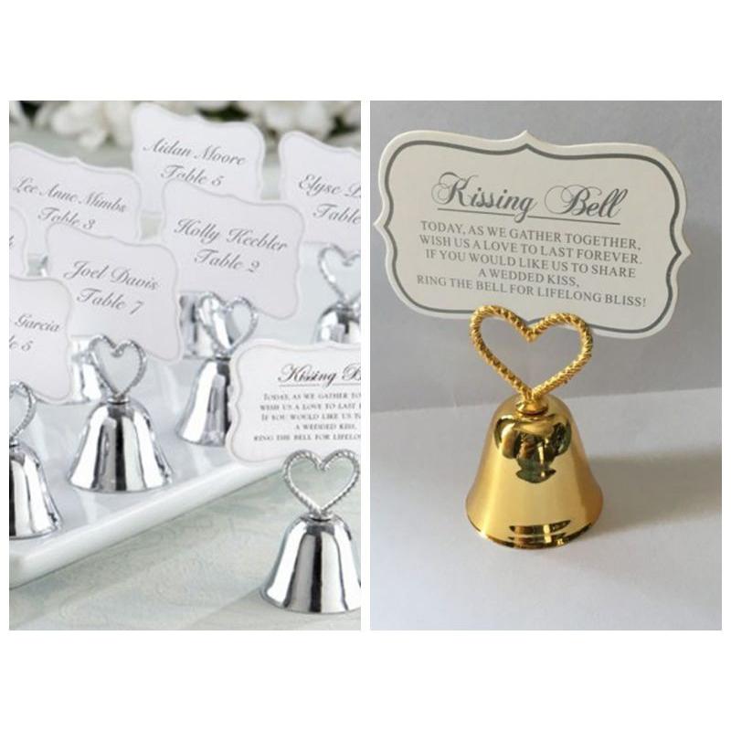 Kissing Bells Name Card Holders Set of 20 by HitMyNeed