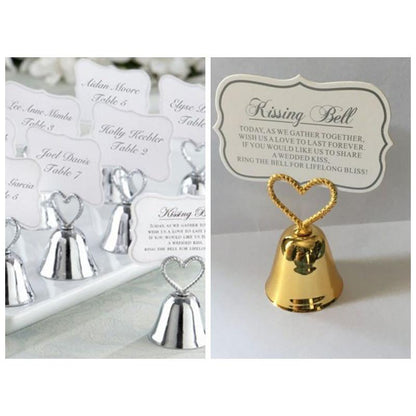 Kissing Bells Name Card Holders Set of 20 by HitMyNeed