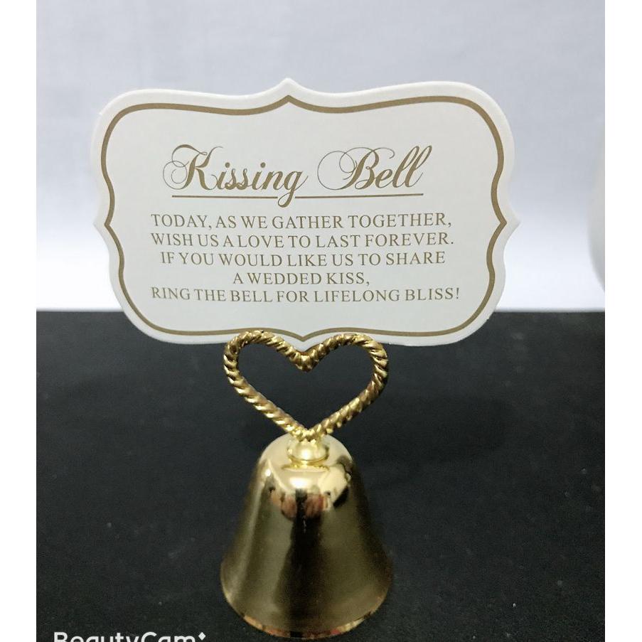 Kissing Bells Name Card Holders Set of 20 by HitMyNeed