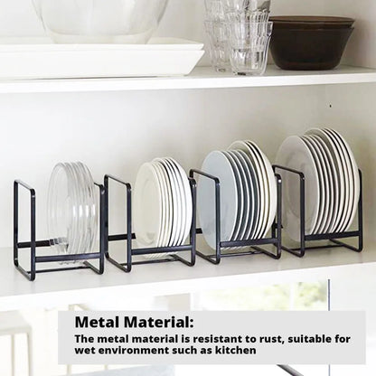 Kitchen Cabinet Countertop Plate Storage Rack by HitMyNeed