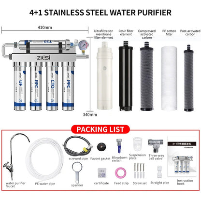 Kitchen Five-Stage Ultrafiltration Drinking Water System by HitMyNeed