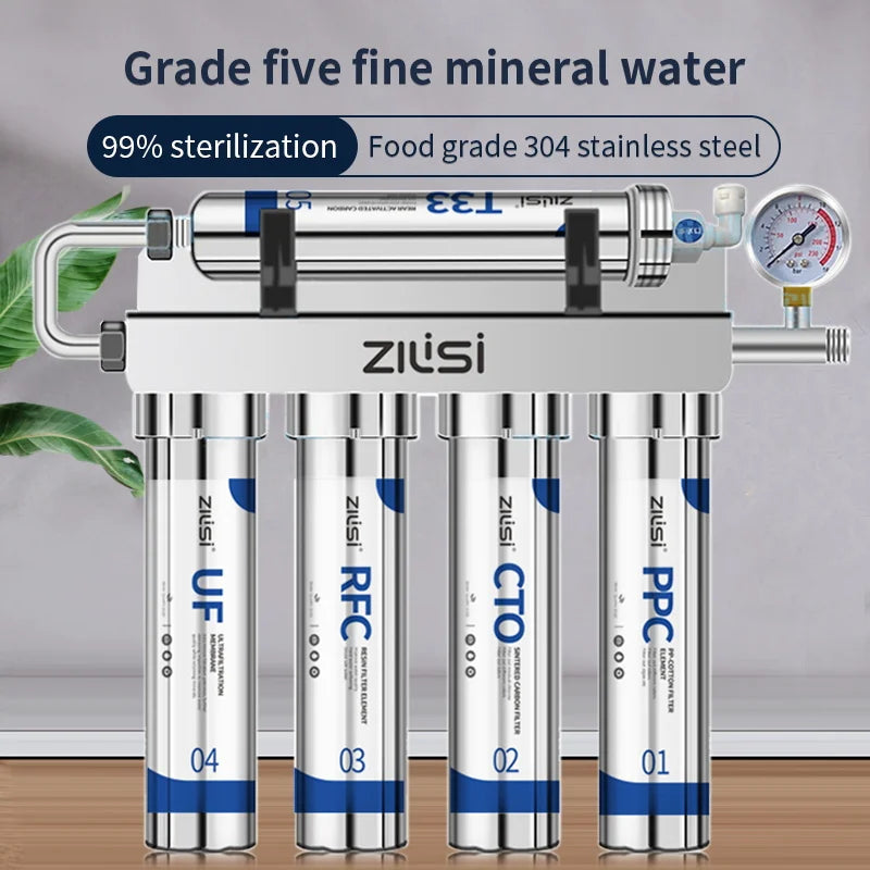 Kitchen Five-Stage Ultrafiltration Drinking Water System by HitMyNeed