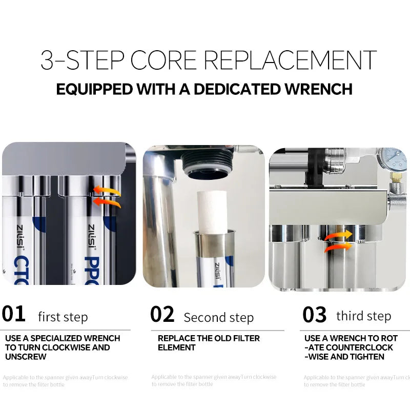 Kitchen Five-Stage Ultrafiltration Drinking Water System by HitMyNeed