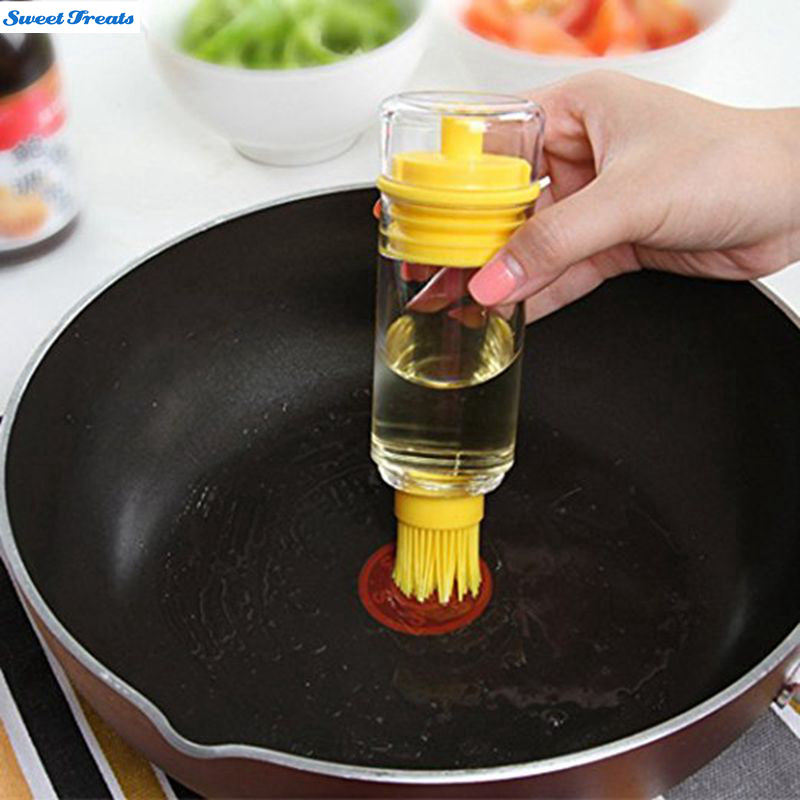 Kitchen Pastry Brush Bottle for Oils and Sauces by HitMyNeed