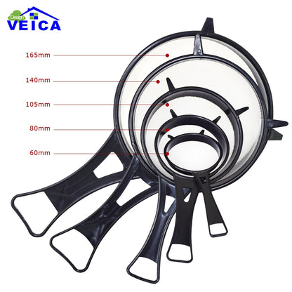 Kitchen Plastic Mesh Strainers Set of 5 by HitMyNeed