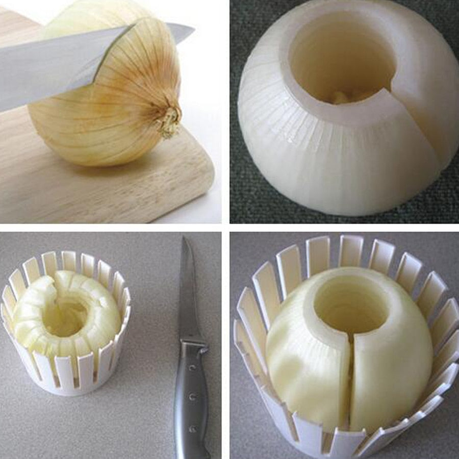 Kitchen Plastic Onion Blossom Maker Set by HitMyNeed