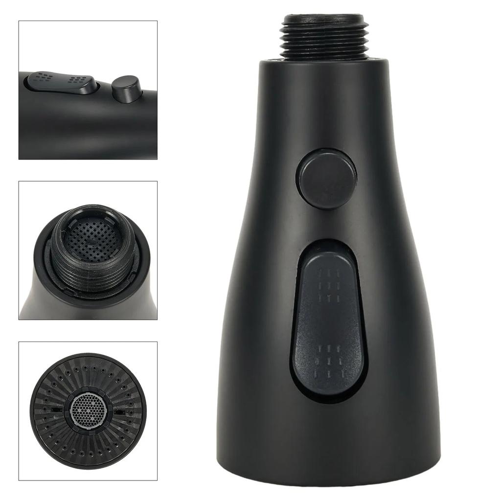 Kitchen Pull Out Faucet Sprayer Head 3 Modes 1/2" by HitMyNeed