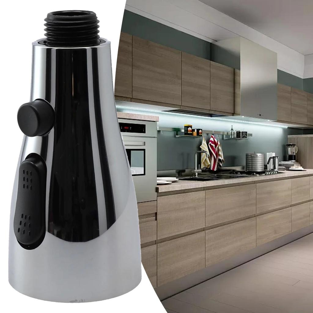 Kitchen Pull Out Faucet Sprayer Head 3 Modes 1/2" by HitMyNeed