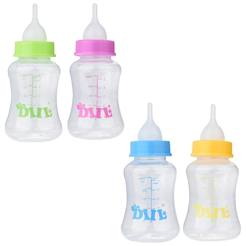 Kitten and Puppy Milk Feeding Bottle with Brush by HitMyNeed