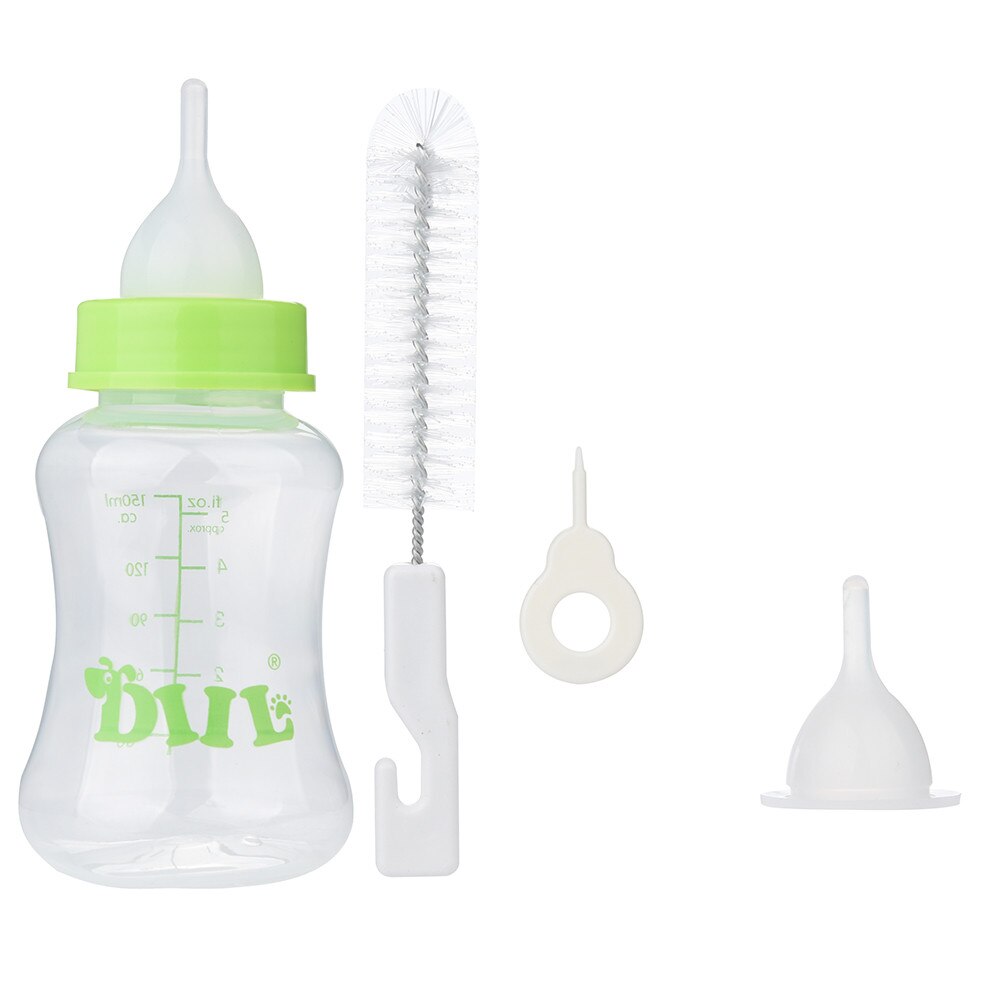 Kitten and Puppy Milk Feeding Bottle with Brush by HitMyNeed