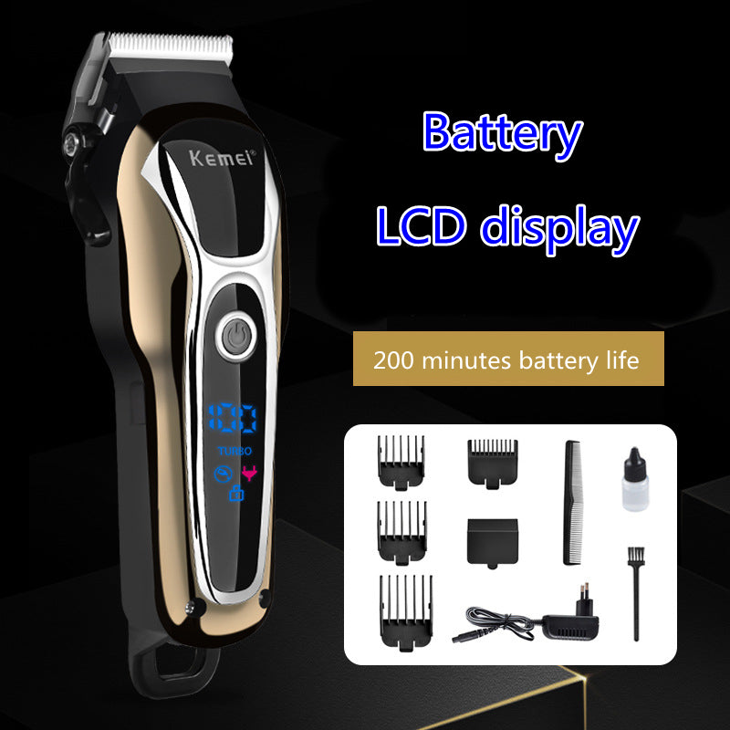 KM-1990 Cordless Professional Hair & Beard Clipper by HitMyNeed