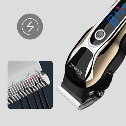 KM-1990 Cordless Professional Hair & Beard Clipper by HitMyNeed