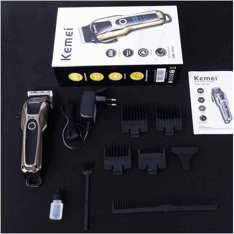 KM-1990 Cordless Professional Hair & Beard Clipper by HitMyNeed