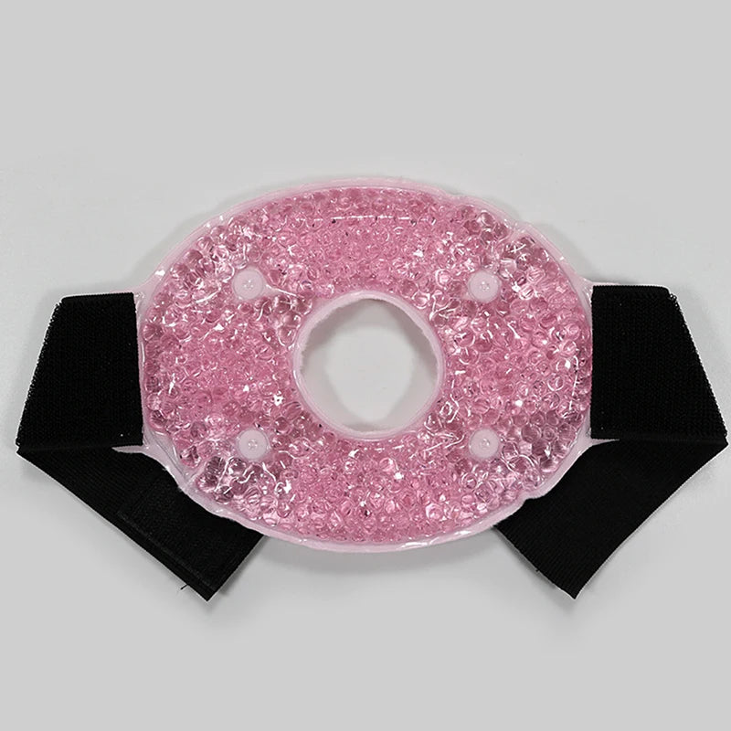 Knee Gel Pack for Hot or Cold Compression Therapy pink by HitMyNeed