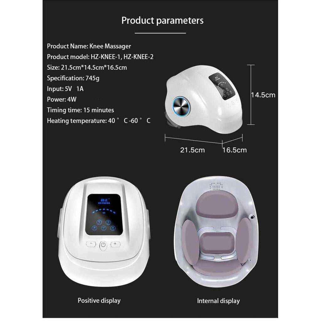 Knee Massager Pain Relief Device with Heat & Air Compression by HitMyNeed