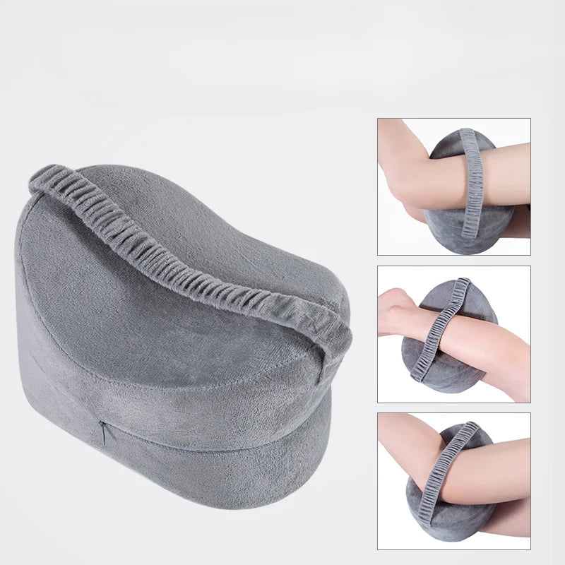 Knee Pillow for Side Sleepers with Memory Foam Support by HitMyNeed