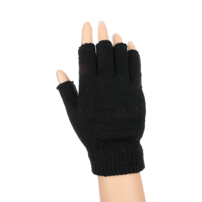 Knitted Fingerless Winter Gloves for Cold Weather by HitMyNeed