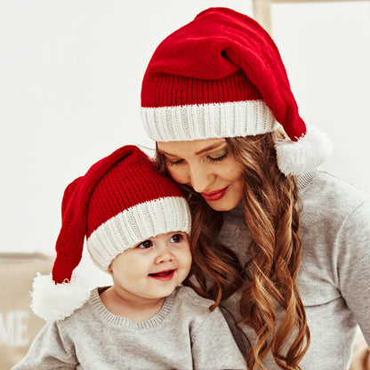 Knitted Santa Hat Christmas Headwear by HitMyNeed