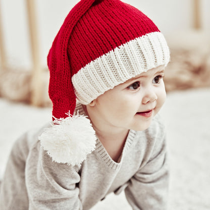 Knitted Santa Hat Christmas Headwear by HitMyNeed