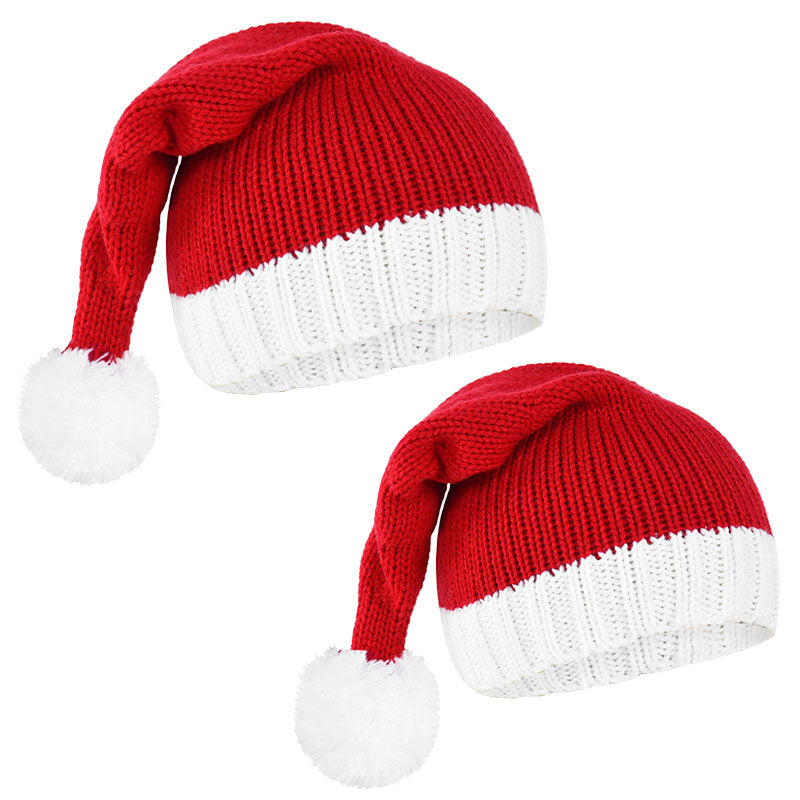 Knitted Santa Hat Christmas Headwear by HitMyNeed