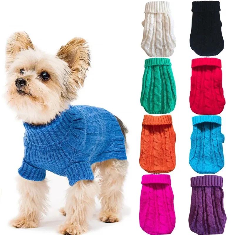 Knitted Winter Dog Sweater for Small & Medium Dogs by HitMyNeed