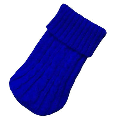 Knitted Winter Dog Sweater for Small & Medium Dogs deep-blue 2xl14-4-7kg by HitMyNeed