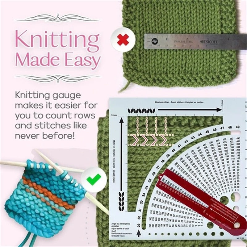 Knitting Gauge Calculator Measurement Tool by HitMyNeed