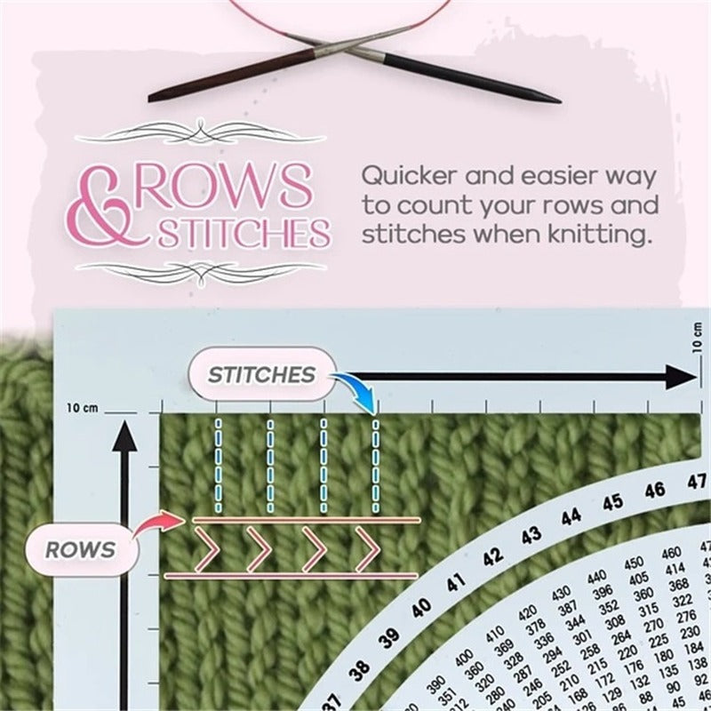 Knitting Gauge Calculator Measurement Tool by HitMyNeed
