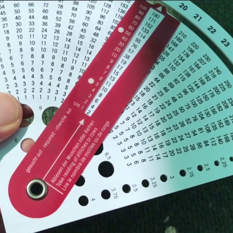 Knitting Gauge Calculator Measurement Tool by HitMyNeed