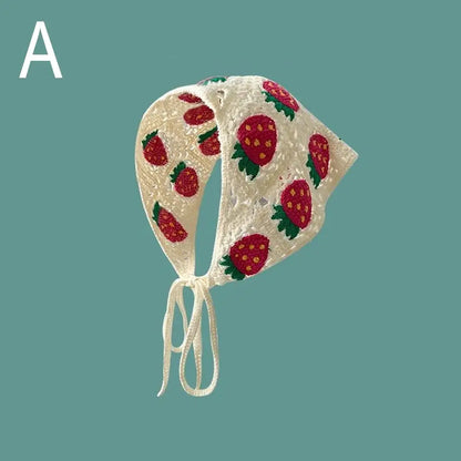 Korean Crochet Triangle Headband Hair Scarf a by HitMyNeed
