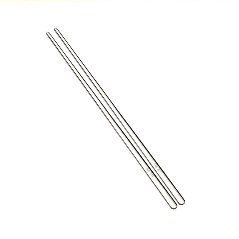 Korean Flat Stainless Steel Chopsticks 23cm by HitMyNeed