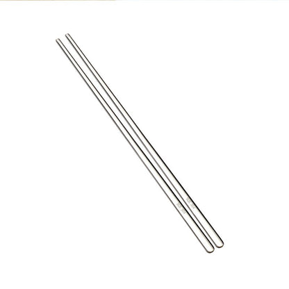 Korean Flat Stainless Steel Chopsticks 23cm by HitMyNeed