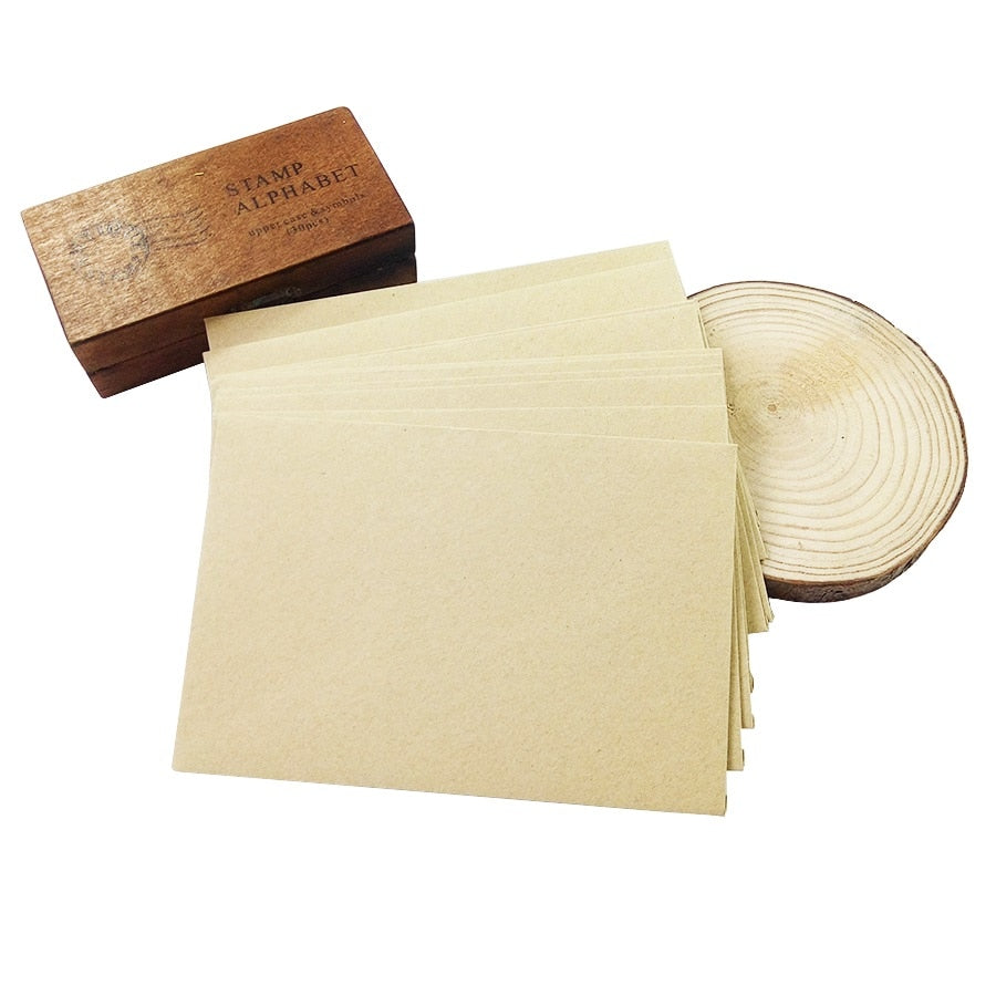 Kraft Paper Invitation Envelopes 160x110mm (50 Pack) by HitMyNeed