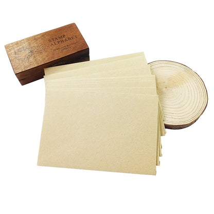 Kraft Paper Invitation Envelopes 160x110mm (50 Pack) by HitMyNeed