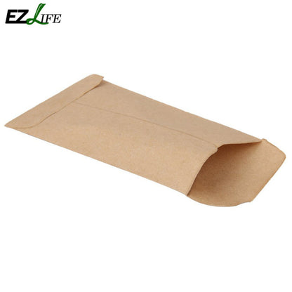 Kraft Paper Seed Storage Bags 6x10cm (100 Pack) by HitMyNeed