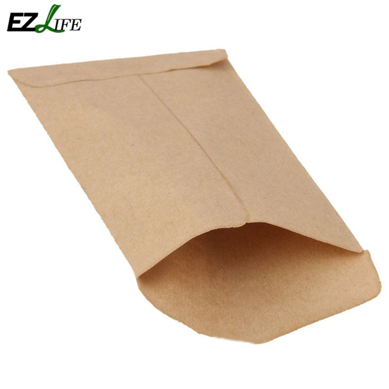 Kraft Paper Seed Storage Bags 6x10cm (100 Pack) by HitMyNeed