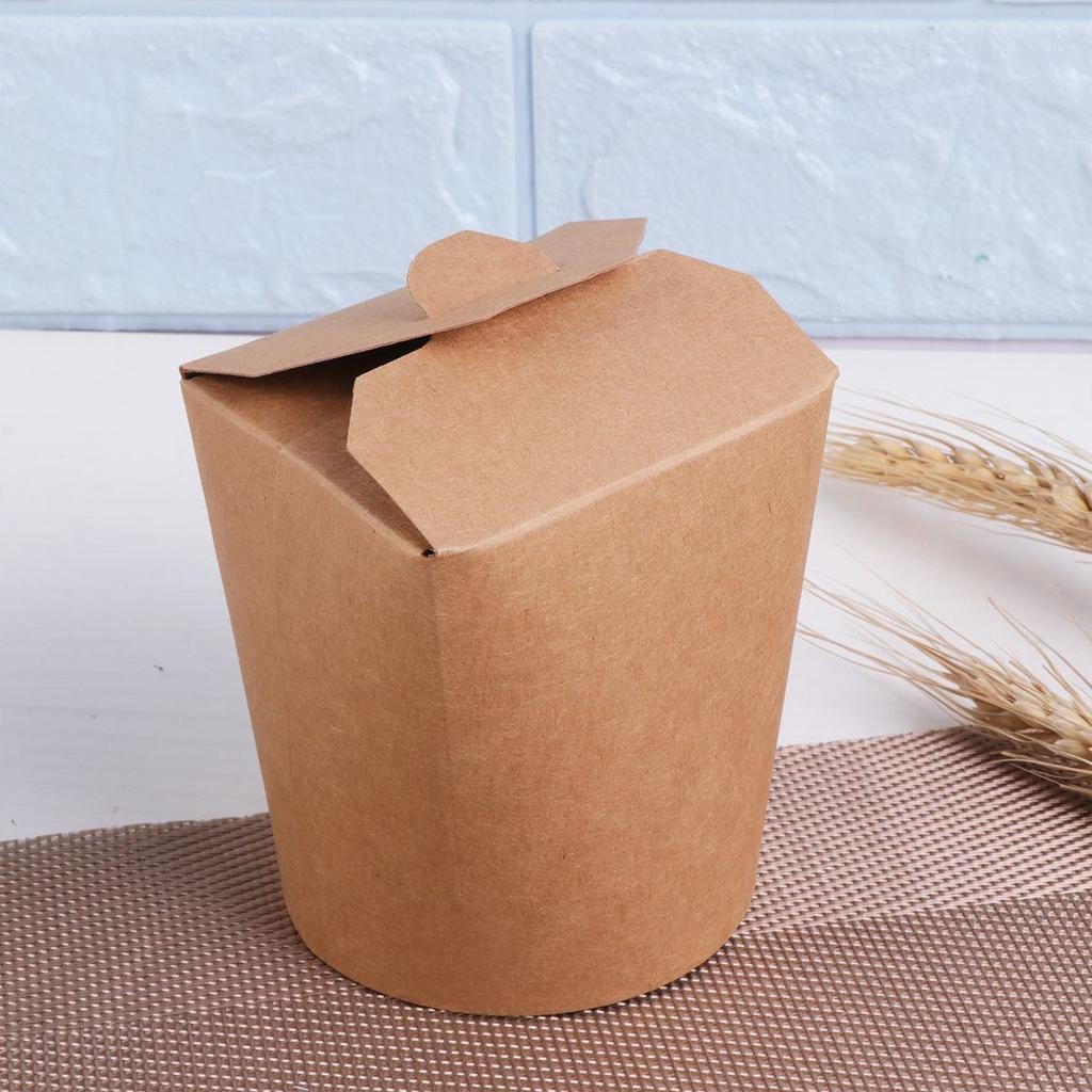Kraft Paper Take Out Boxes 16oz (50 Pack) by HitMyNeed