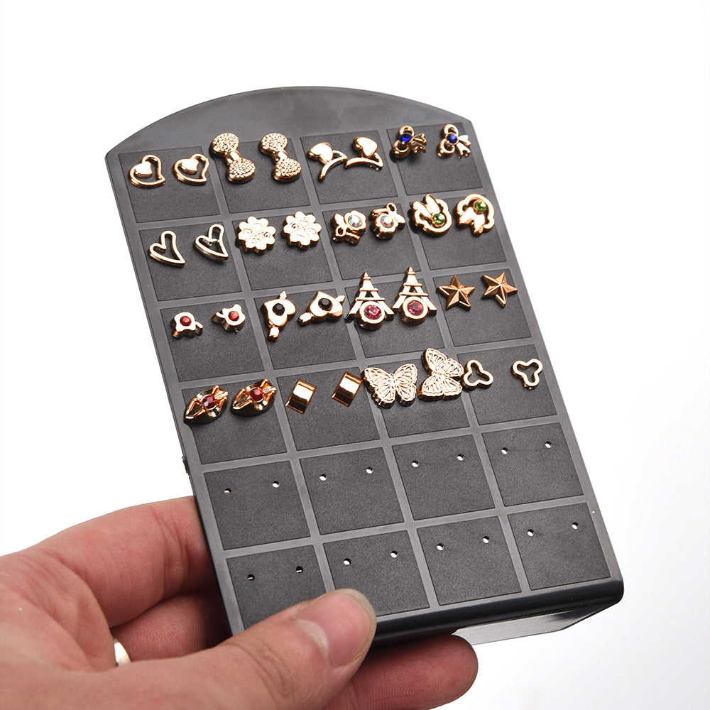 L-Shaped Earring Stud Holder Display Stand by HitMyNeed