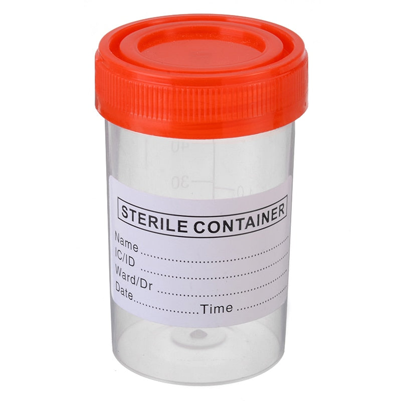 Labeled 60ml Specimen Bottles, Sterile (10 Pack) by HitMyNeed