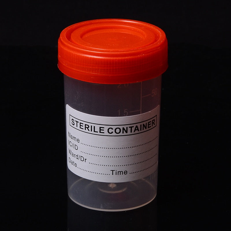 Labeled 60ml Specimen Bottles, Sterile (10 Pack) by HitMyNeed