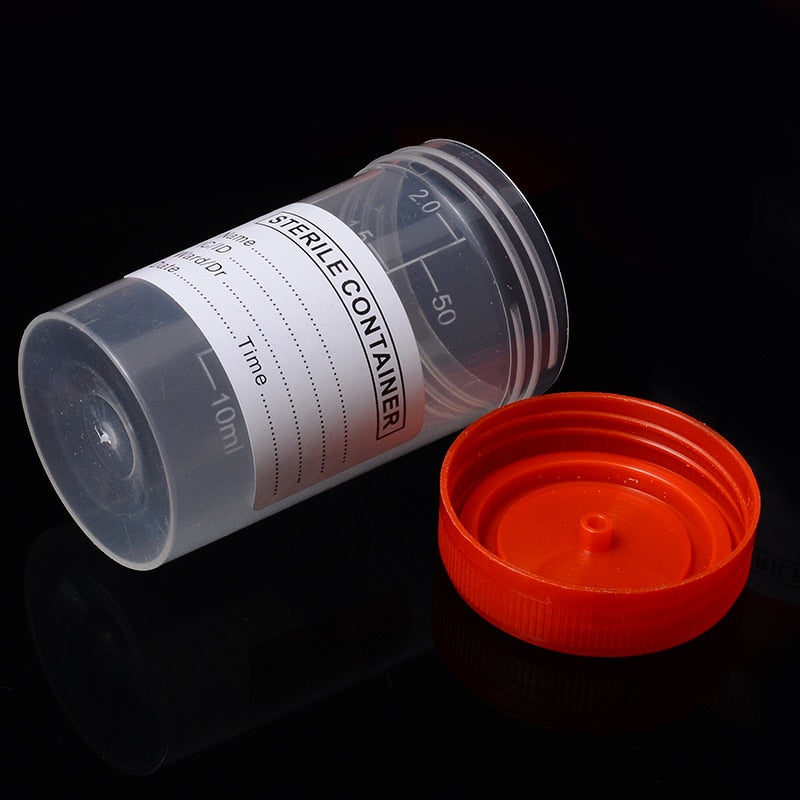 Labeled 60ml Specimen Bottles, Sterile (10 Pack) by HitMyNeed