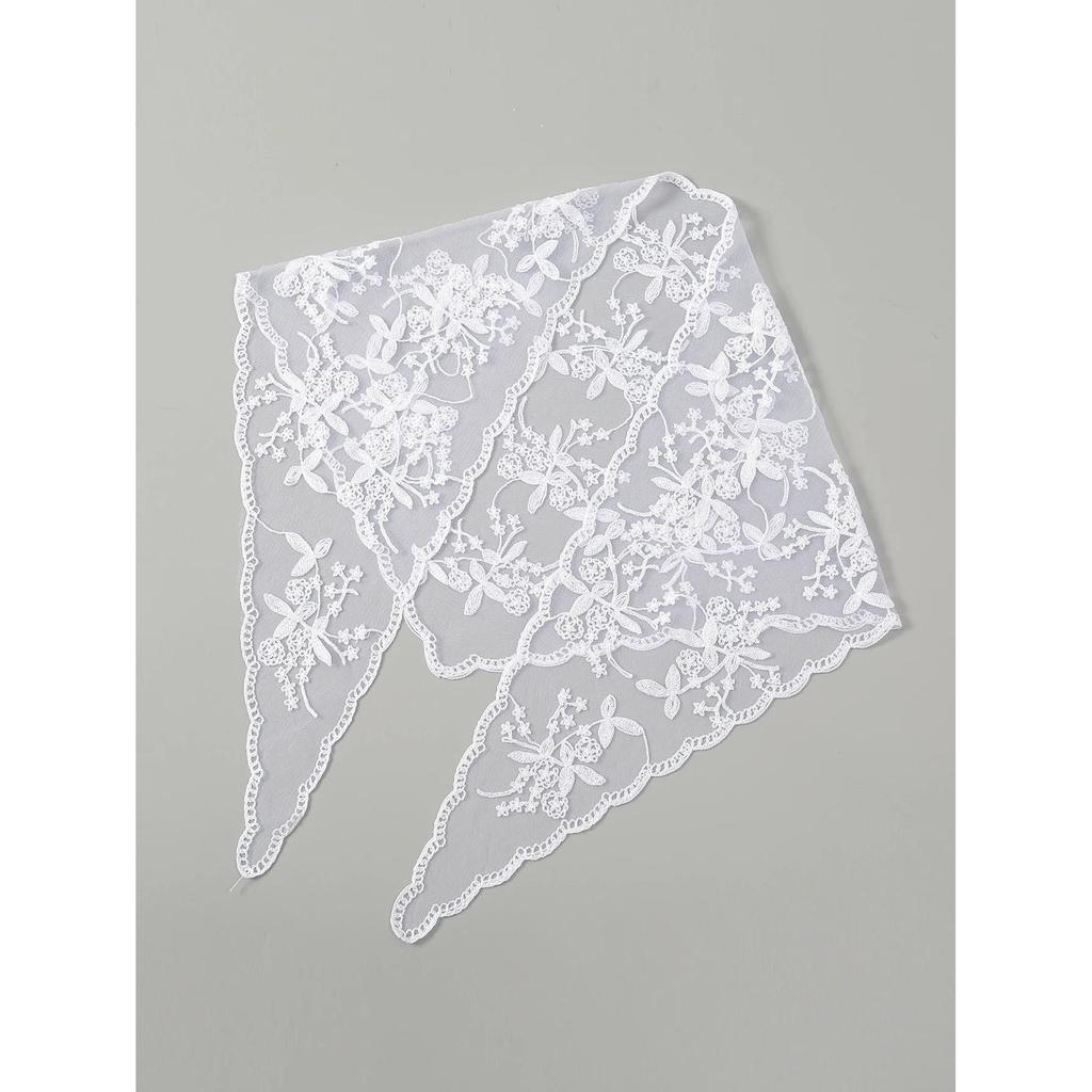 Lace Triangle Hair Scarf Retro Headband for Women by HitMyNeed