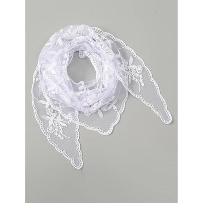 Lace Triangle Hair Scarf Retro Headband for Women by HitMyNeed