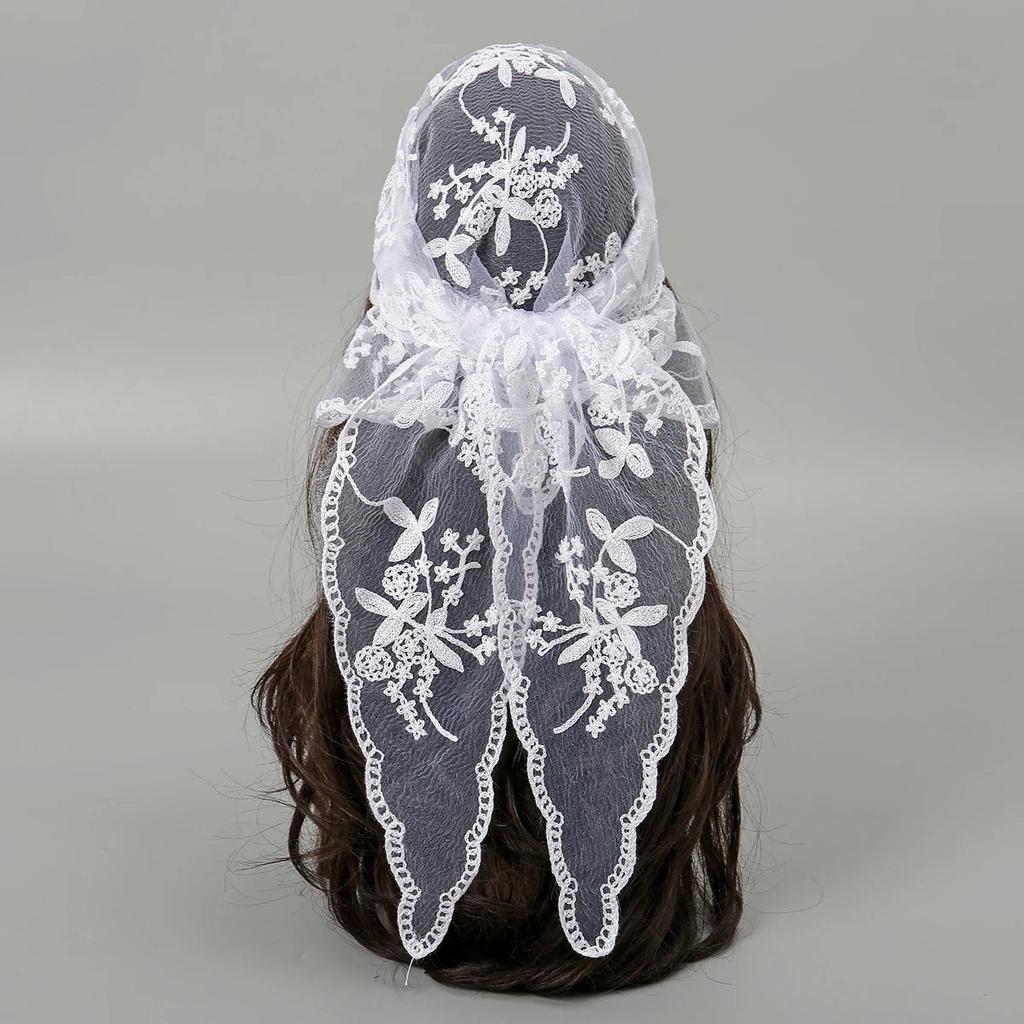Lace Triangle Hair Scarf Retro Headband for Women vs769-02 by HitMyNeed