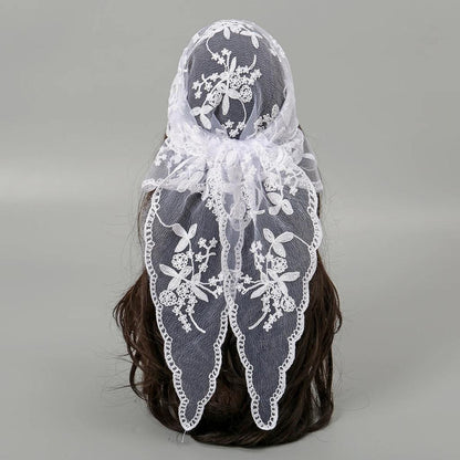 Lace Triangle Hair Scarf Retro Headband for Women vs769-02 by HitMyNeed