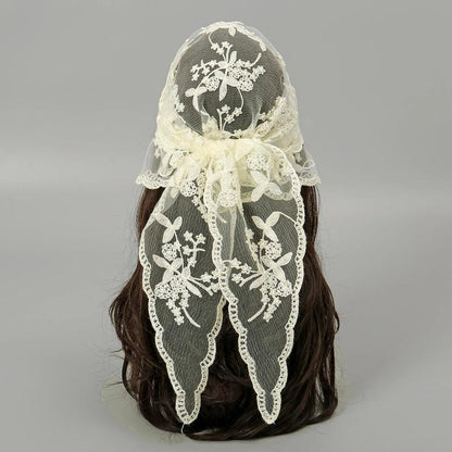 Lace Triangle Hair Scarf Retro Headband for Women vs769-03 by HitMyNeed