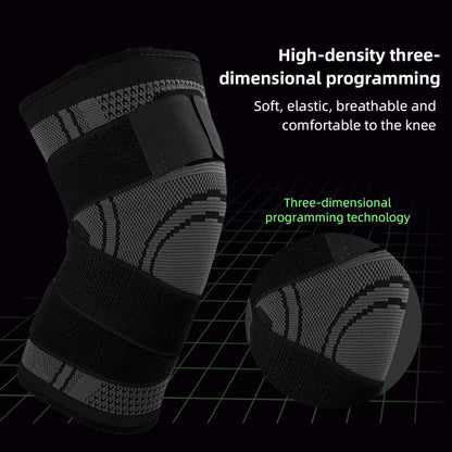Lace-Up Compression Sports Knee Support Sleeve by HitMyNeed