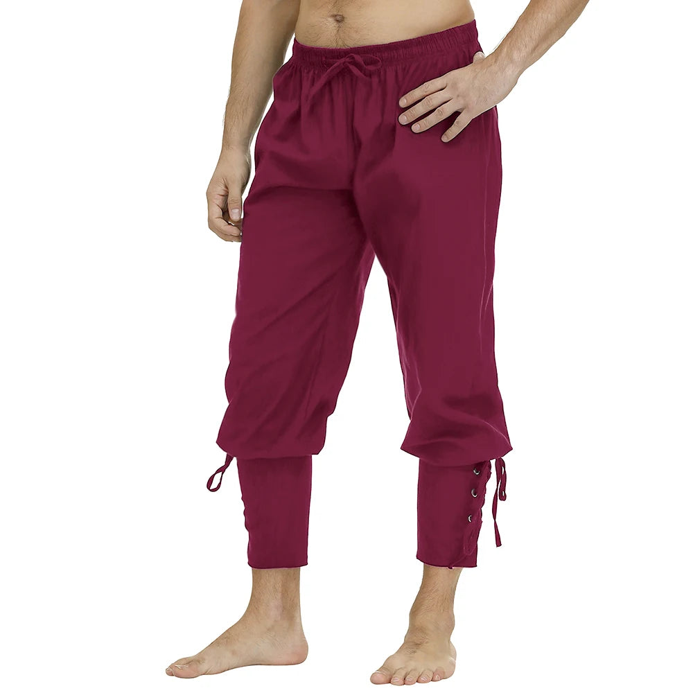 Lace Up Unisex Medieval Pants for Cosplay & Events by HitMyNeed