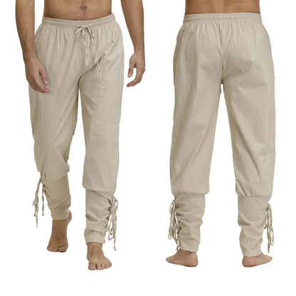 Lace Up Unisex Medieval Pants for Cosplay & Events by HitMyNeed