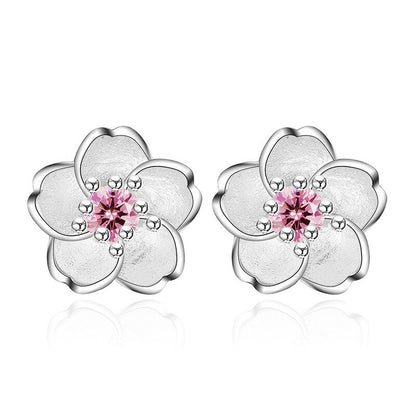 Ladies Cherry Blossom Stud Earrings by HitMyNeed